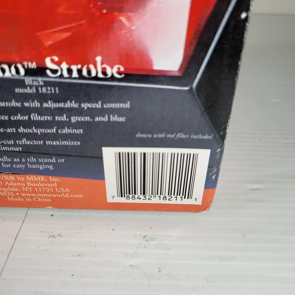 Lite F/X MME Translucent Psycho‎ Strobe Lite Model 1821 Tested Working - Picture 7 of 7